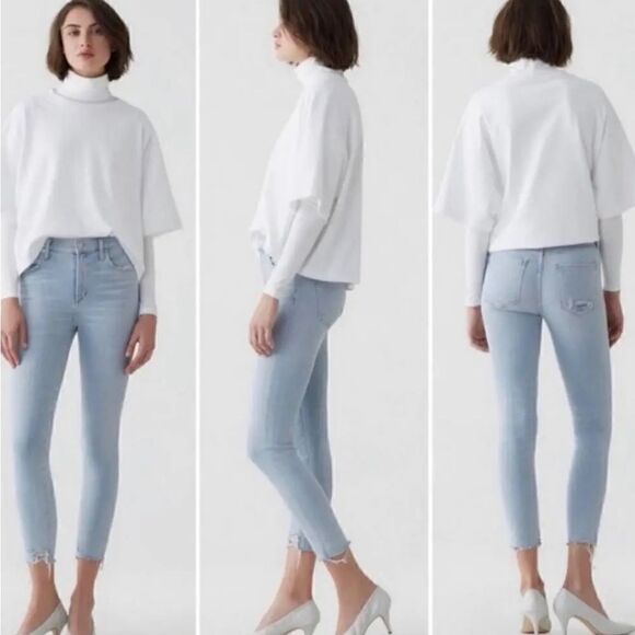 AGOLDE  Sophie cropped jeans - Picture 1 of 8